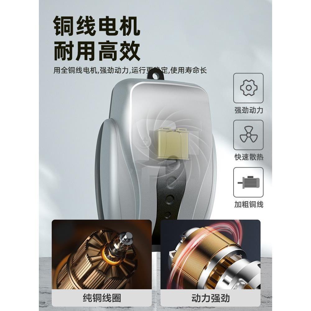 得力鱼缸氧气泵家用户外便携钓鱼充电增氧泵打氧泵静音养鱼专用*