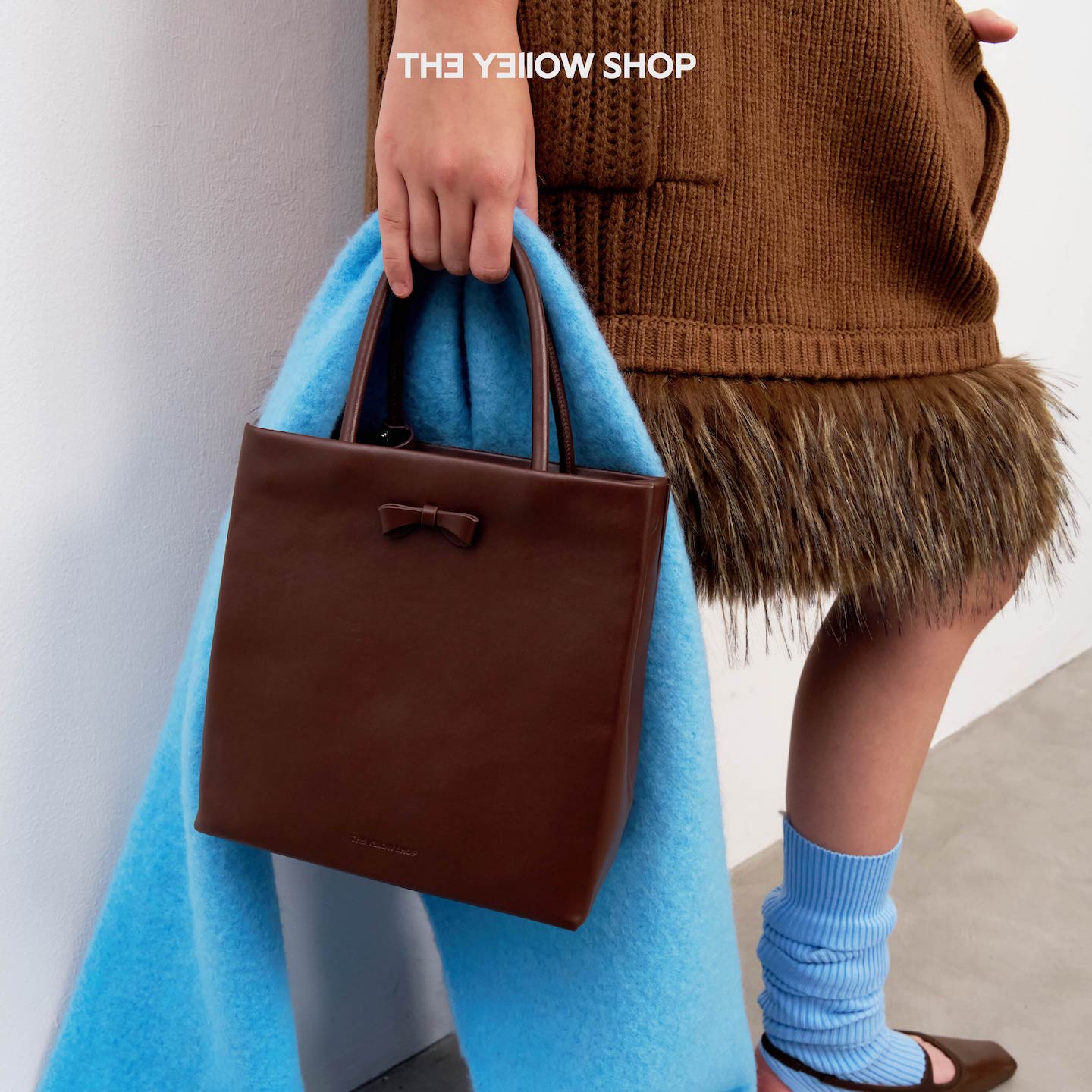 THE YELLOW SHOP2025年新款进口小牛皮