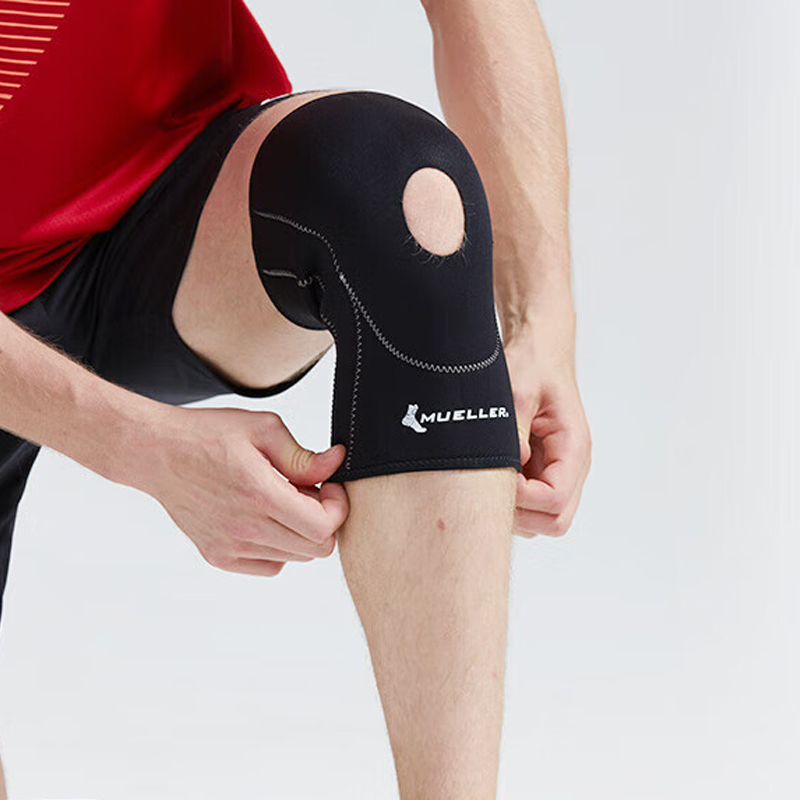 Mueller慕乐运动护膝开放式护膝篮球健身跑步专业膝关节护套5913