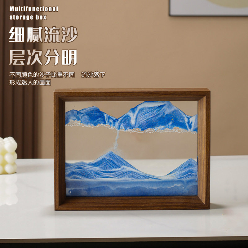 3D流沙画玻璃小摆件相框