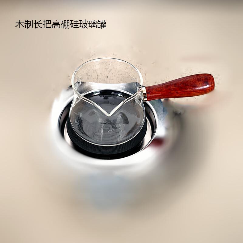 热销甘肃罐罐茶电炉子电热炉煮茶炉玻璃冲茶器高硼硅耐高温月牙茶