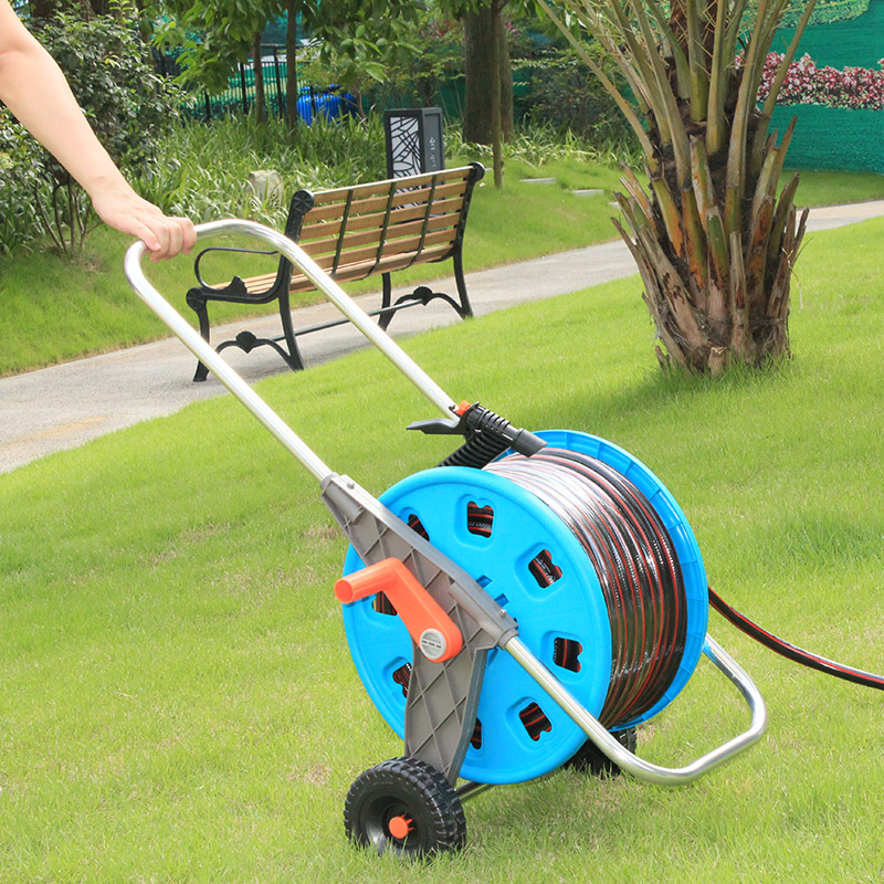 热销水管车收纳架转盘缠管卷管器家用洗车管子浇花软管盘管神器绕