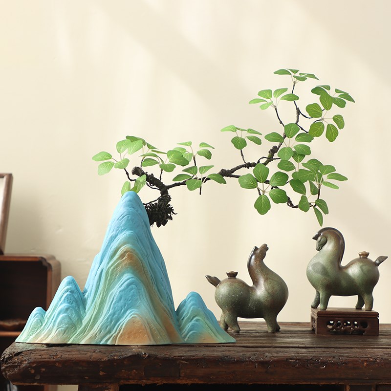 热销陶瓷假山摆件