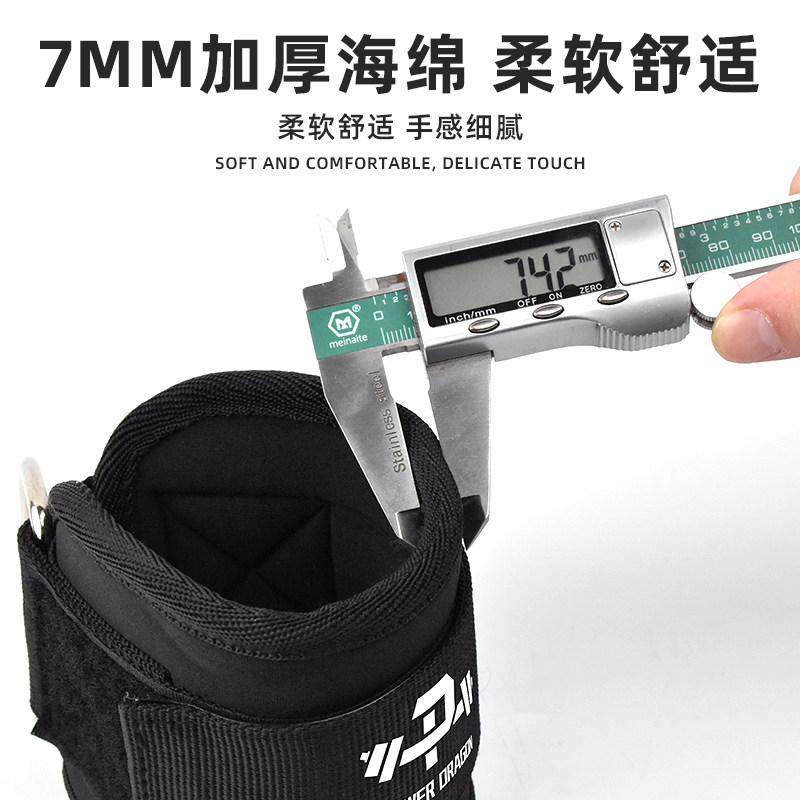 热销PD龙门架练腿臀部力量健身训练器材拉力绳配件脚踝绑带脚环绑