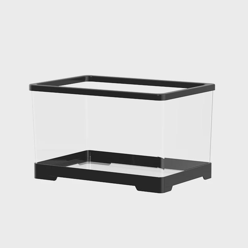 热销小鱼缸家用客厅生态超白制氧增氧过滤电视柜旁懒T人底滤水族