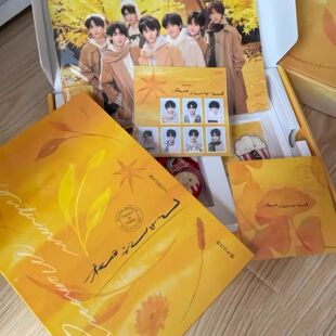 正版TNT时代少年团一起走过的日子-秋日记忆小卡拍立得已绑