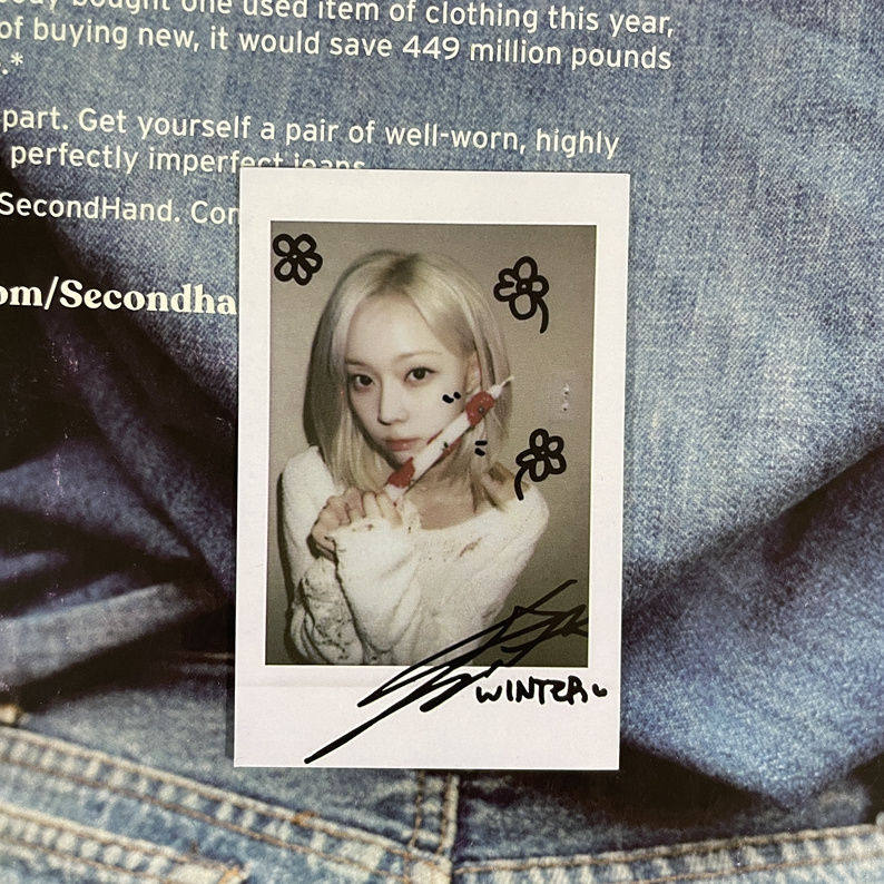 aespa吒金冬天正规一拍立