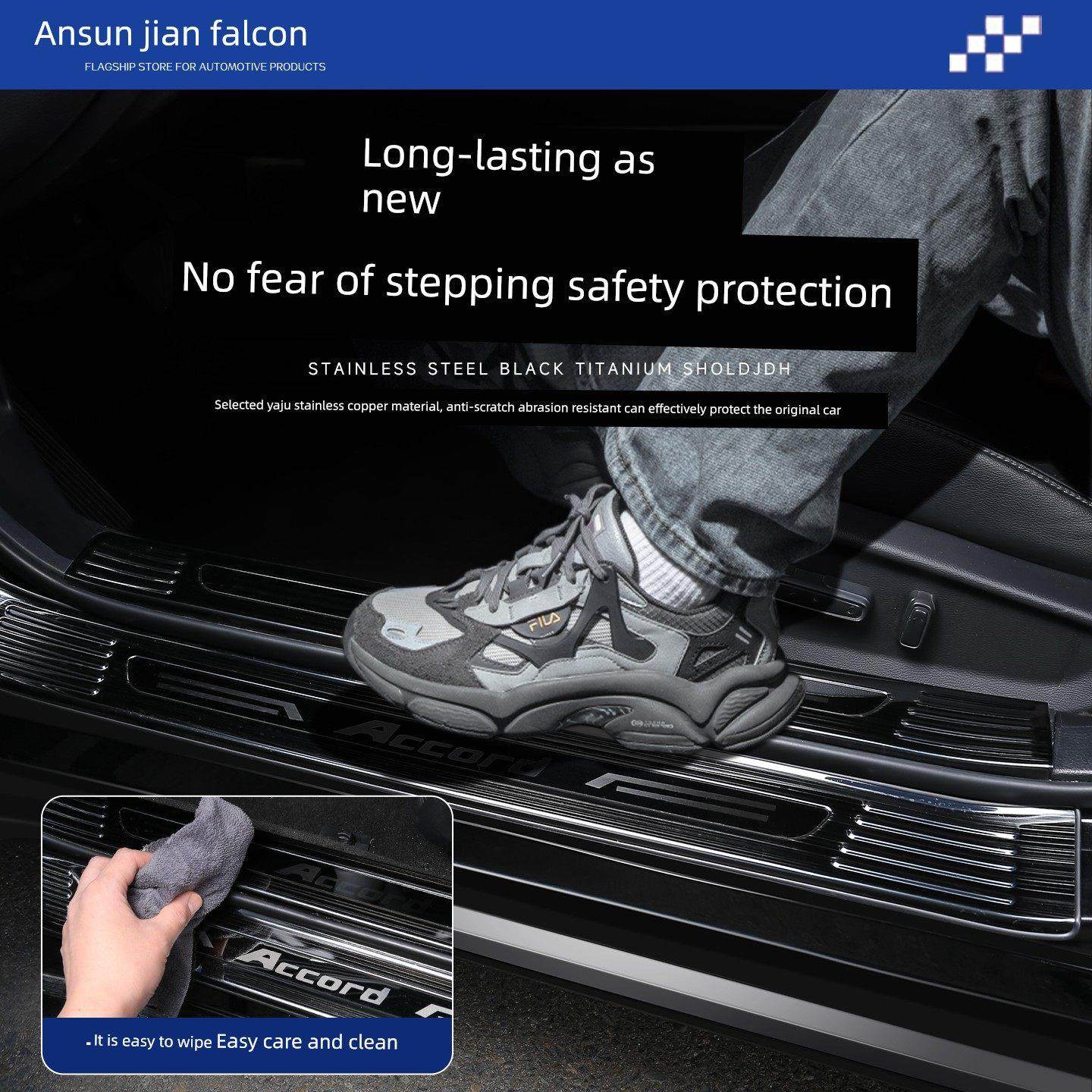 捷途旅行者不锈钢门槛条迎宾踏板自由者山海T1/T2保护防踩后护板,汽车用品/电子/清洗/改装,车身/车窗饰条/门槛条,淘宝优惠券,粉丝福利购,淘宝优惠卷