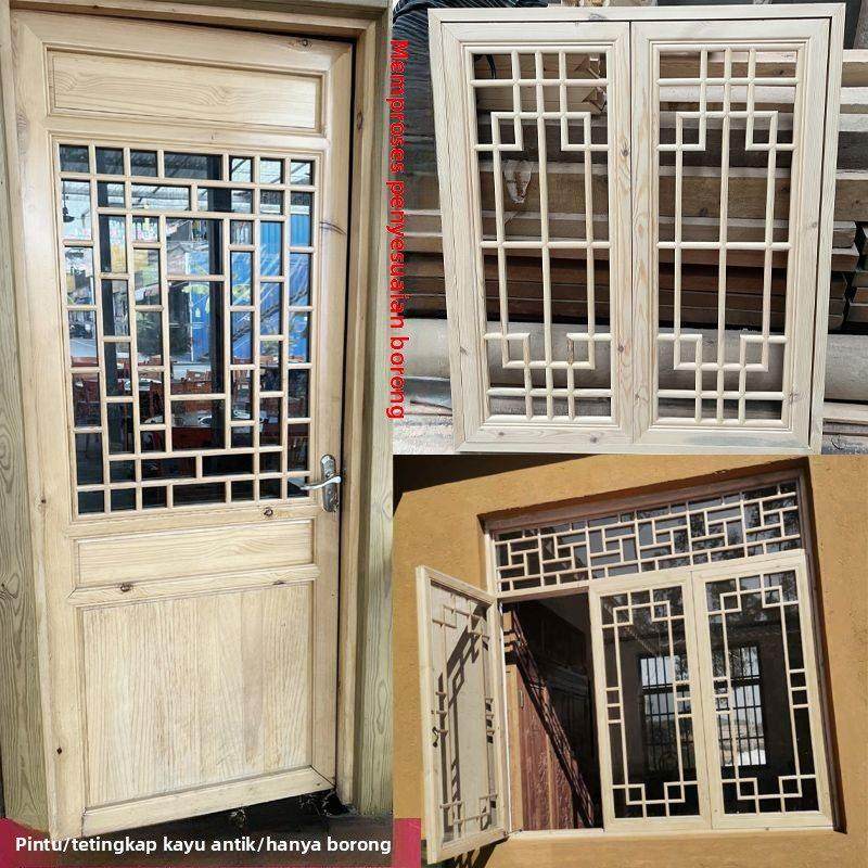 彷古门窗实木花格镂空中式东阳木雕窗户玄关屏风隔断客厅格栅定制