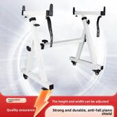 便携式 z型数字钢琴支架重型钢琴键盘支架与轮子54键61键88键通用