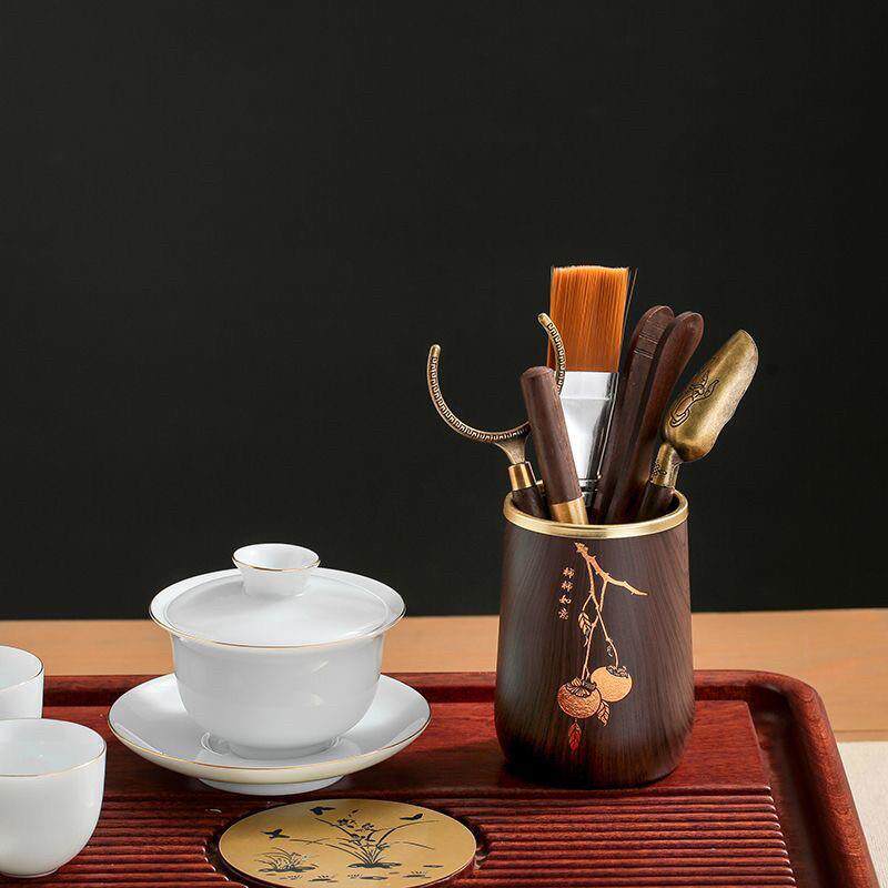 高端茶道六君子套装功夫茶泡茶工具茶台用品大全茶桌摆件茶具配件图片