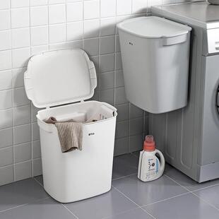 非非猫带盖子脏衣篓家用壁挂脏衣服收纳筐浴室化妆室洗衣防水脏衣
