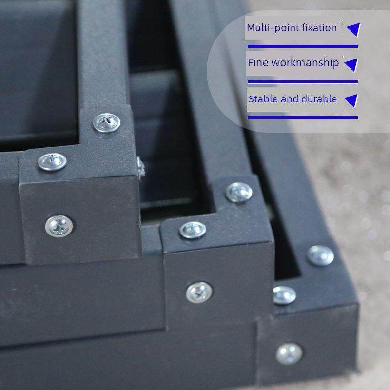 镀锌空调室外机防护罩护栏百叶窗厂家定做方管挡装修防雨、遮阳