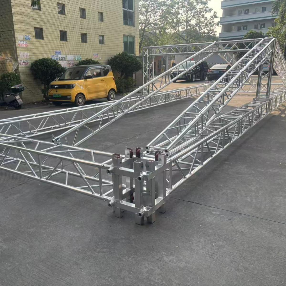 婚礼花架背景板铝合金固定桁架500*&600灯光活动铝合金桁架