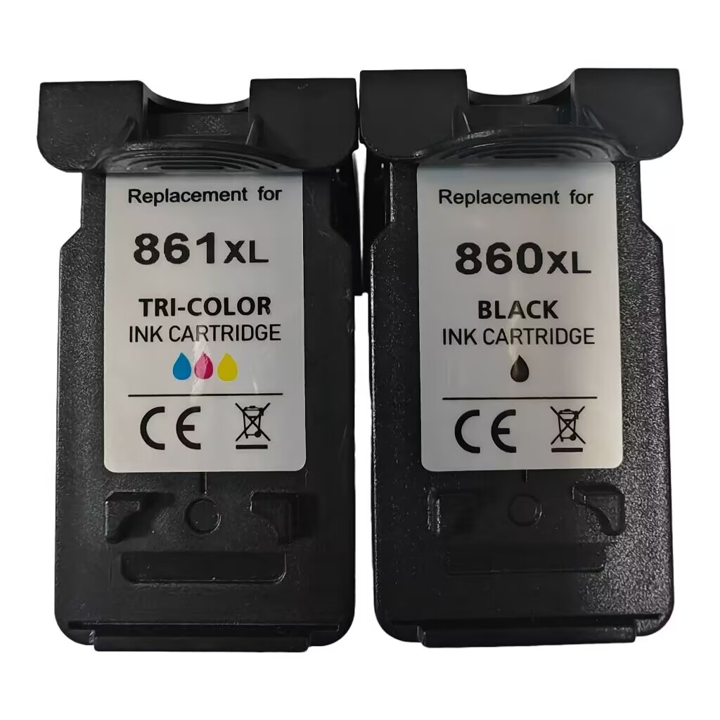 都力适用佳能PG860 CL861XL墨盒PIXUS TS5380 打印机墨盒 可加墨