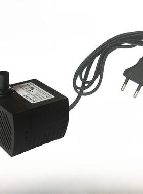 220V3W抽水泵假山流水喷泉风车轮摆件配件静音吸水石盆景鱼缸循环