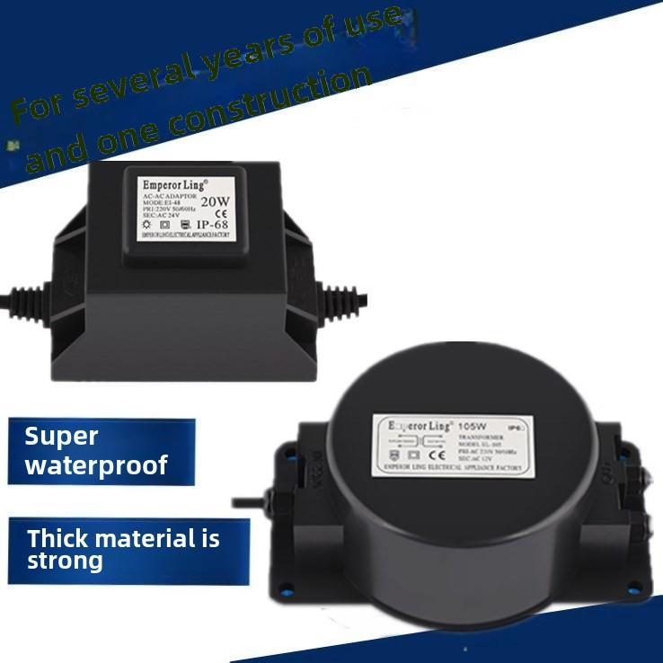 防水变压器Led水下灯专用220V输出低压Ac24V 12V 20W30W40W1200W
