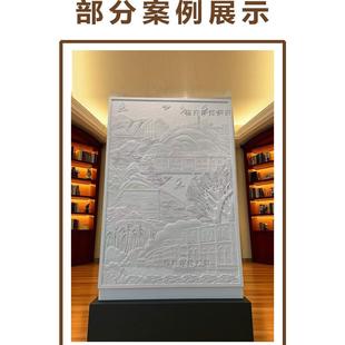 浮雕定制大型石雕石材石板汉白玉大理石立体雕刻壁画雕塑厂家直销