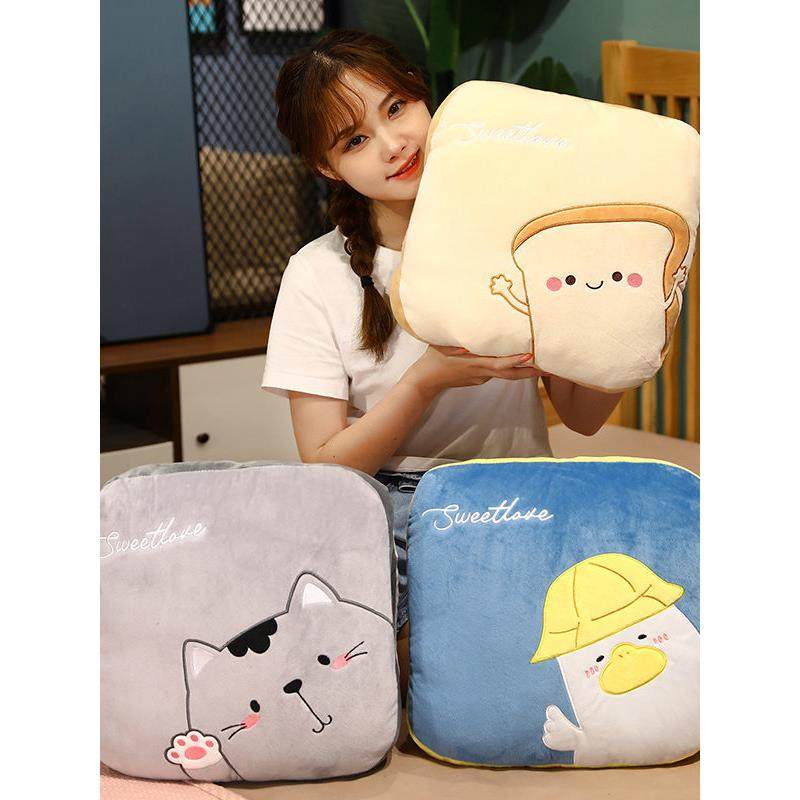 抱枕被子两用办公室多功能汽车内靠垫三合一折叠午休神器午睡毯子,居家布艺,抱枕被,淘宝优惠券,粉丝福利购,淘宝优惠卷