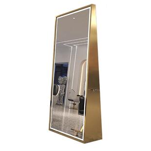 网红理发店镜子落地单双面美发店烫染镜台发廊专用剪发镜子可定制