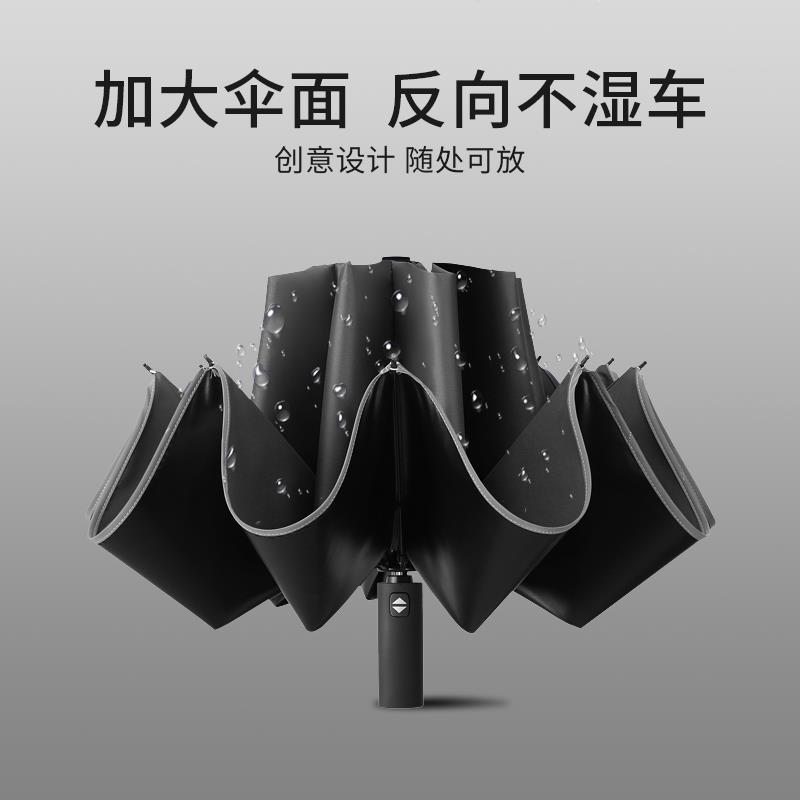 全自动折叠遮阳女防晒抗UV晴雨两用加固加厚结实抗风大号雨伞