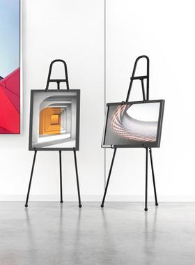 LANCE 铁艺画展展示架高端画架婚庆婚纱照广告相框架立式落地支架