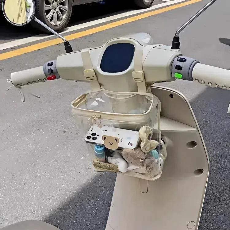 电动自行车储物挂包电动车前置车筐收纳箱电动车神器置物筐收纳筐