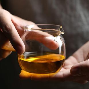 手工玻璃公道杯家用耐热匀杯茶海分茶杯器公杯大容量高档茶具 日式