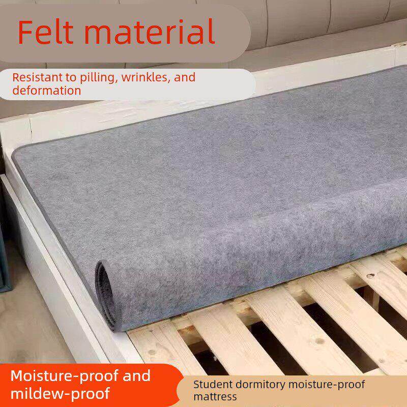 防潮垫床上用吸湿隔脏床垫学生宿舍单人床榻榻米防湿防霉毛毡垫子