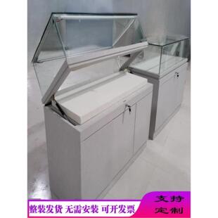 实木漆液压陈列柜博物馆玻璃陈列柜文物书画玉石样品陈列柜