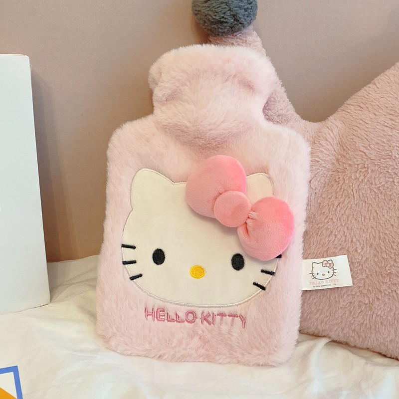 凯蒂猫热水袋毛绒注水少女心HelloKitty暖水袋哈喽kt猫暖手宝痛