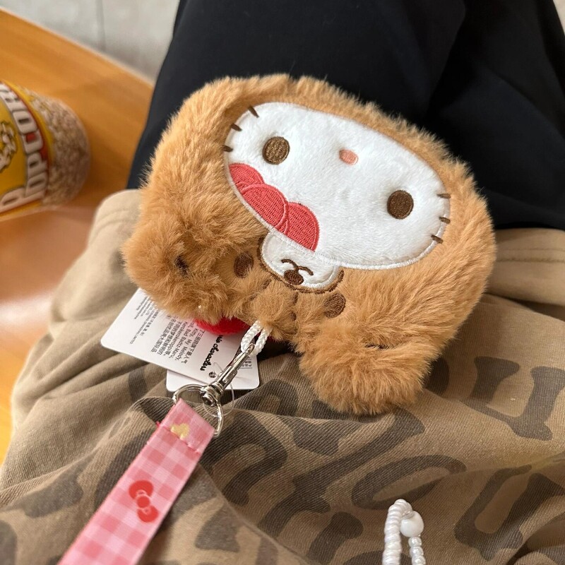 可爱卡通三丽鸥hellokitty卡包零钱包挂脖证件收纳包学生卡收纳