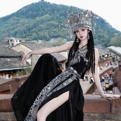 新款苗族服装少女苗疆民族套装