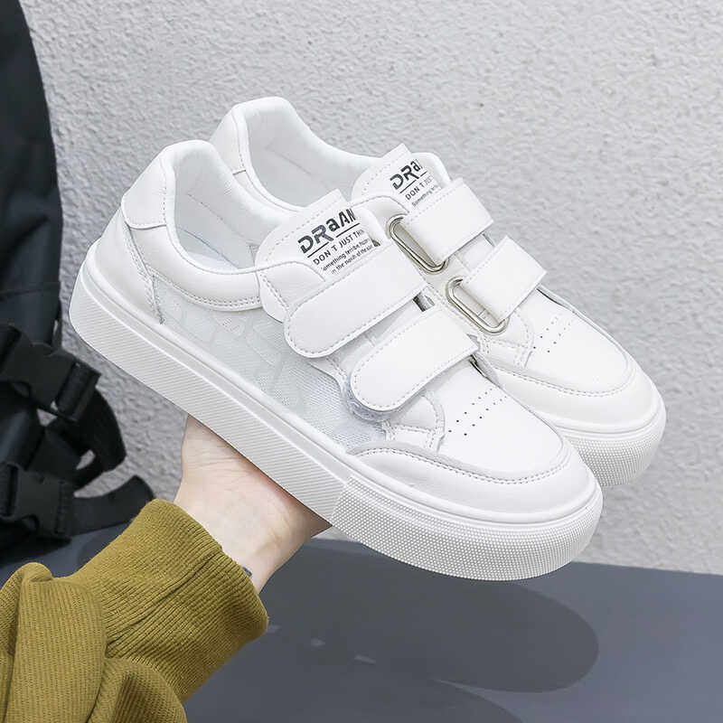 环球魔术贴小白鞋女2024新款夏季薄款透气网面休闲板鞋学生运动鞋,女鞋,休闲板鞋,淘宝优惠券,粉丝福利购,淘宝优惠卷