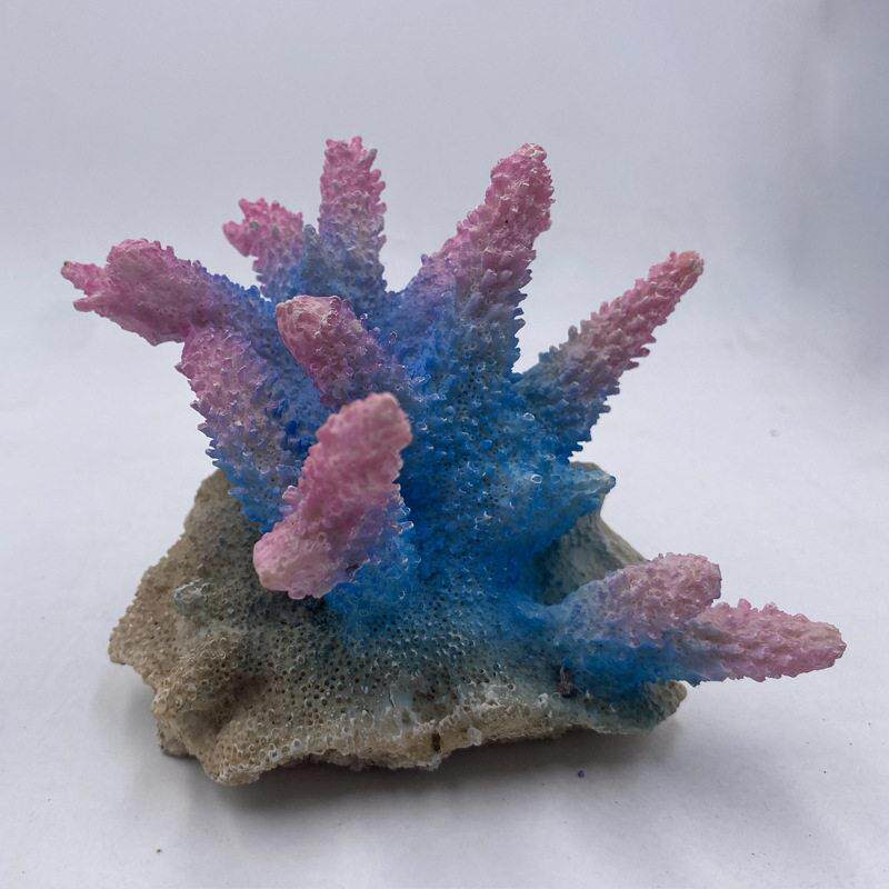 鱼缸彷真珊瑚造景装饰品珊瑚石底座套餐内饰全套水族箱小摆件成品