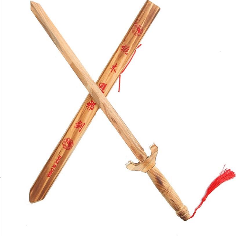 旅游工艺品 景区热卖儿童玩具剑 带套木剑桃木剑带套剑地摊