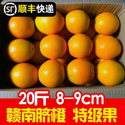 江西赣南脐橙赣州新鲜水果特级大橙子礼盒装顺丰10省包邮产地直发