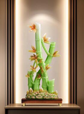 节节高升富贵竹子摆件客厅入户玄关电视柜装饰办公室乔迁新居礼品