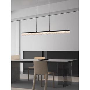 意式极简餐厅吊灯2025新款设计师高级感个性创意冰裂纹餐桌吧台灯