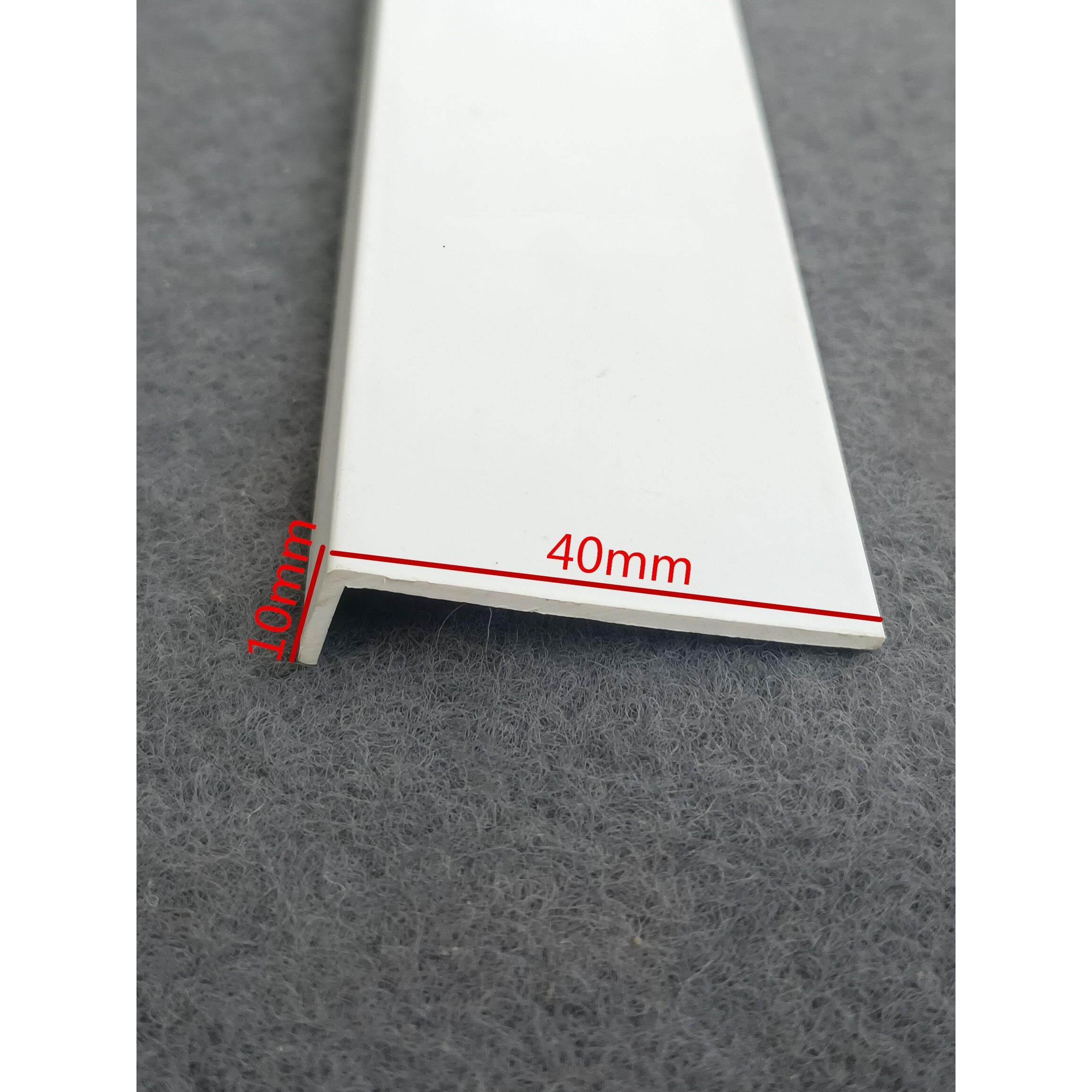 Pvc白色直角边条瓷砖正角线l型塑料护角条装饰护角条