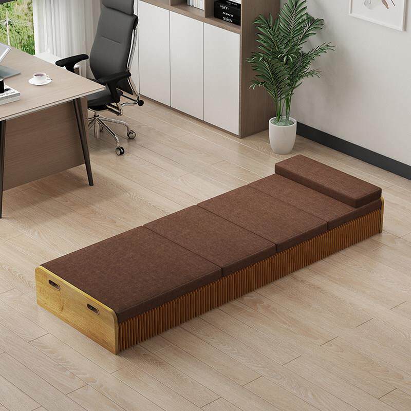 折叠床办公室午睡单人床陪护床可携式家用伸缩纸床简约小户型沙发