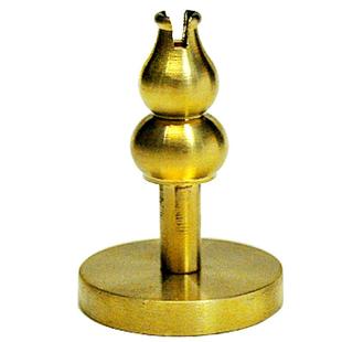 香托香炉香插纯铜香座禅意香插创意小香夹香托家用室内 铜葫芦高款