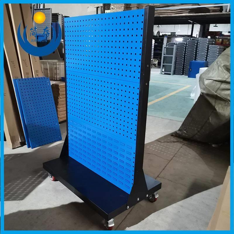 双面移动型物料整理架 工具架五金零件工具货架 重型工具整理架