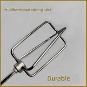 搅拌棒章鱼球面糊芝麻酱火锅底蛋奶电钻专用棒食品不锈钢