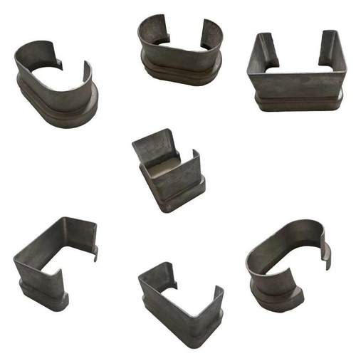 新款锌钢护栏配件C型装饰盖30.60 40*80腰圆管配件椭圆护栏固定件