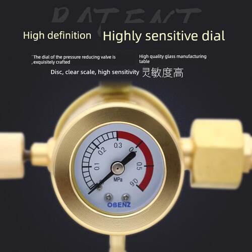 无管氩气表Obenz Otins 193无管氩气表减压氩弧焊机氩气表氩气表