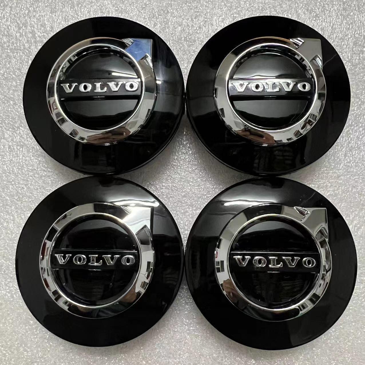 适用沃尔沃S60轮毂盖XC60黑色轮毂中心盖标XC90XC40V90V60V40S90