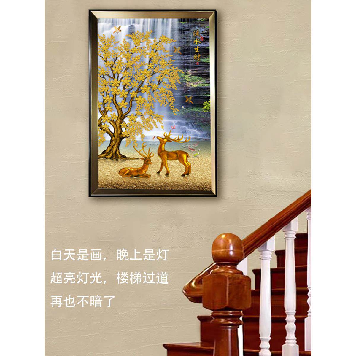 自建房楼梯感应灯楼梯画灯壁灯人体自动感应墙灯人来即亮人走即灭