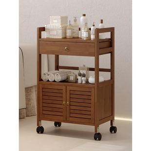 美容小推车置物架美容院专用移动工具车非实木美甲店收纳储物柜子