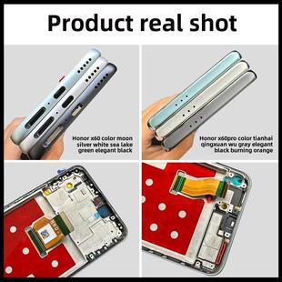 适用荣耀x60屏幕总成 荣耀x60Pro屏幕总成带框内外触摸液晶显示屏